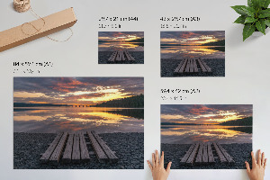 Wall poster Lake West