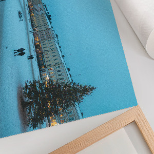 Modern wall art poster Winter city