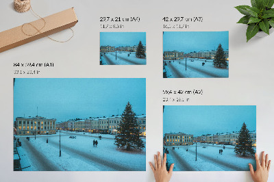 Modern wall art poster titled 