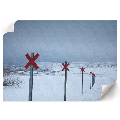 Premium wall art featuring a winter landscape