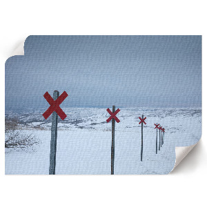 Premium wall art featuring a winter landscape