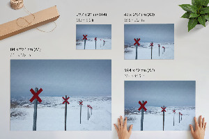 Premium wall art featuring a winter landscape