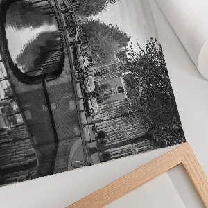 Wall poster depicting a city bridge