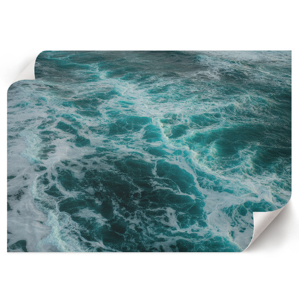 Canvas poster depicting ocean waves