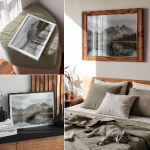 Premium wall art Mountain peace