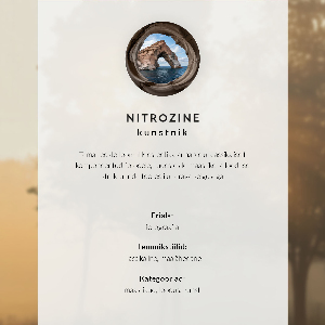 Wall poster Forest fog