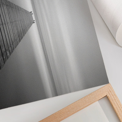 Minimalist pier wall poster