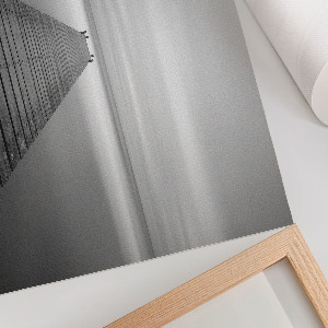 Minimalist pier wall poster