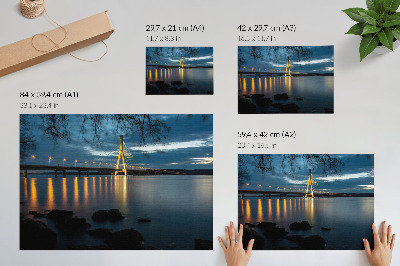 Modern wall art poster titled 