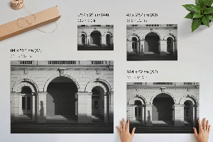 Wall poster Shadows and arcs