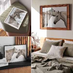 Modern wall art poster Horse elegance