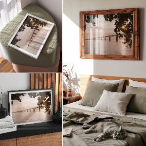 Premium wall art featuring a nature bridge
