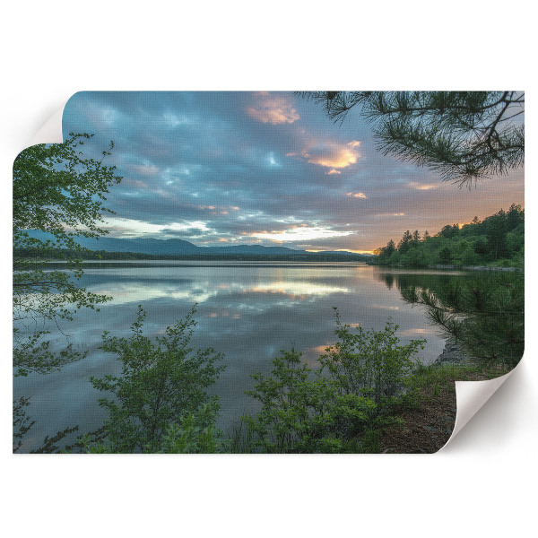 Canvas poster featuring a sunset