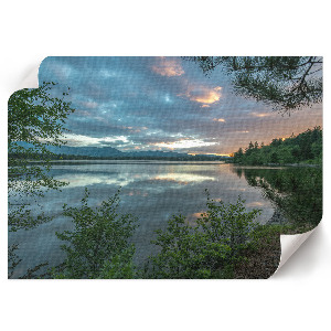 Canvas poster featuring a sunset