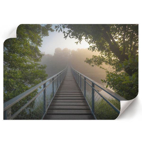 Premium wall art titled "Fog Bridge"