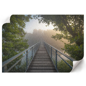 Premium wall art Fog Bridge