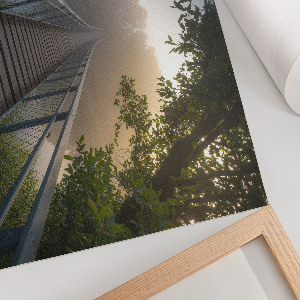 Premium wall art Fog Bridge