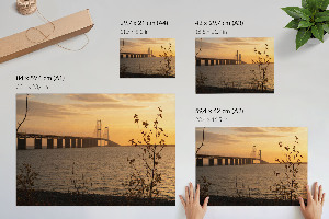 Premium wall art depicting a west bridge
