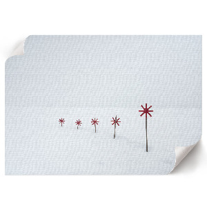 Winter minimalism wall poster