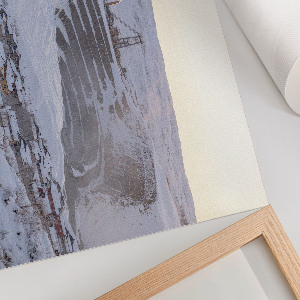 Winter panorama wall poster