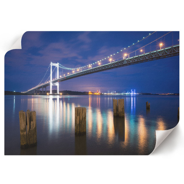 Premium wall art Night Bridge
