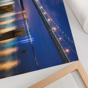Premium wall art Night Bridge