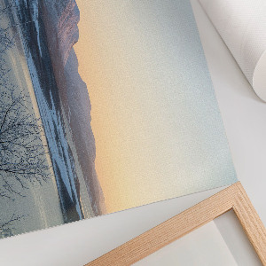 Canvas poster Mountain West