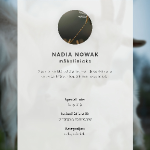 Modern wall art poster Deer on the hill