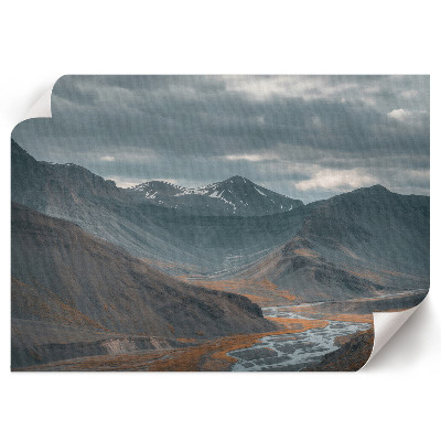 Premium wall art depicting a mountain landscape
