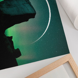 Wall poster featuring a space rock motif