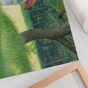 Premium wall art depicting a Japanese couple