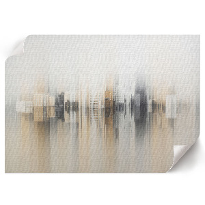 Canvas poster with a painted abstraction