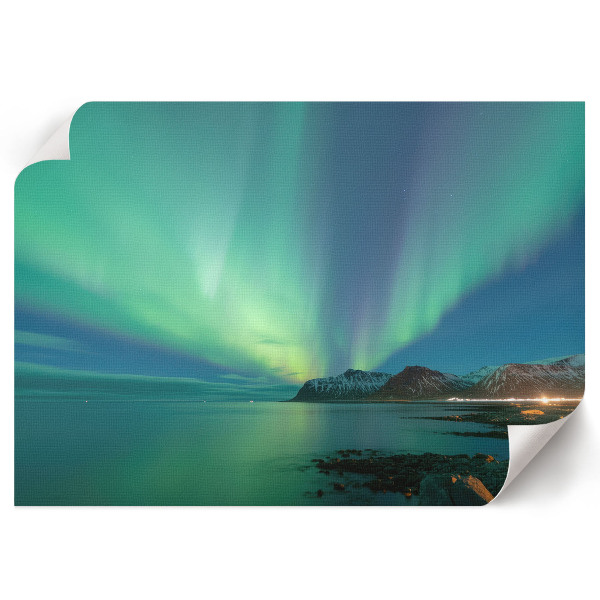 Wall poster featuring the Northern Lights