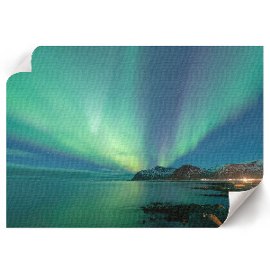 Wall poster featuring the Northern Lights