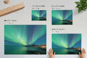 Wall poster featuring the Northern Lights