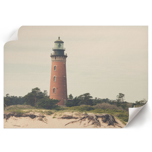 Canvas poster with a lighthouse print