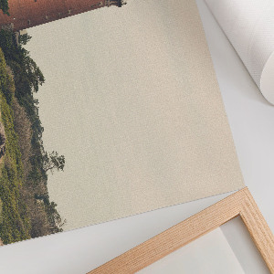 Canvas poster with a lighthouse print