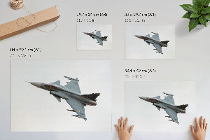 Wall poster showing a flying scene