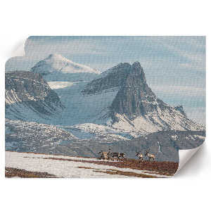 Premium wall art featuring a mountain landscape