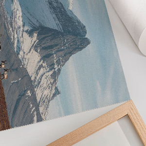 Premium wall art featuring a mountain landscape