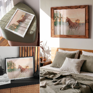 Wall poster Morning calm