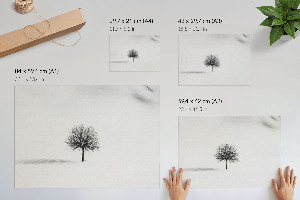 Premium wall art featuring a winter landscape