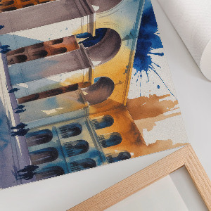 Premium wall art featuring a city landscape