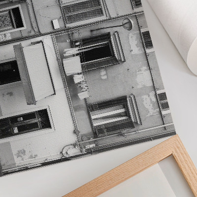 Canvas poster depicting urban architecture