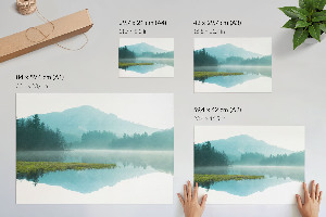 Premium wall art featuring a mountain landscape
