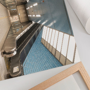 Modern wall art poster Modern metro