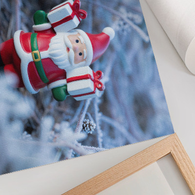 Wall poster featuring a Christmas landscape