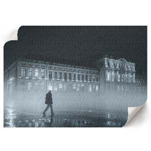 Premium wall art depicting a night scene