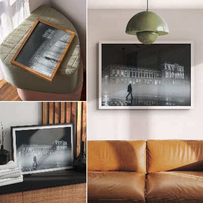Premium wall art depicting a night scene