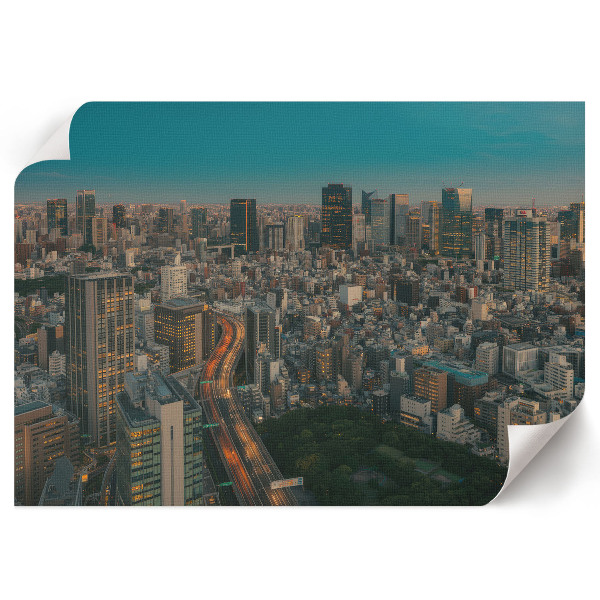 Wall poster featuring a city panorama